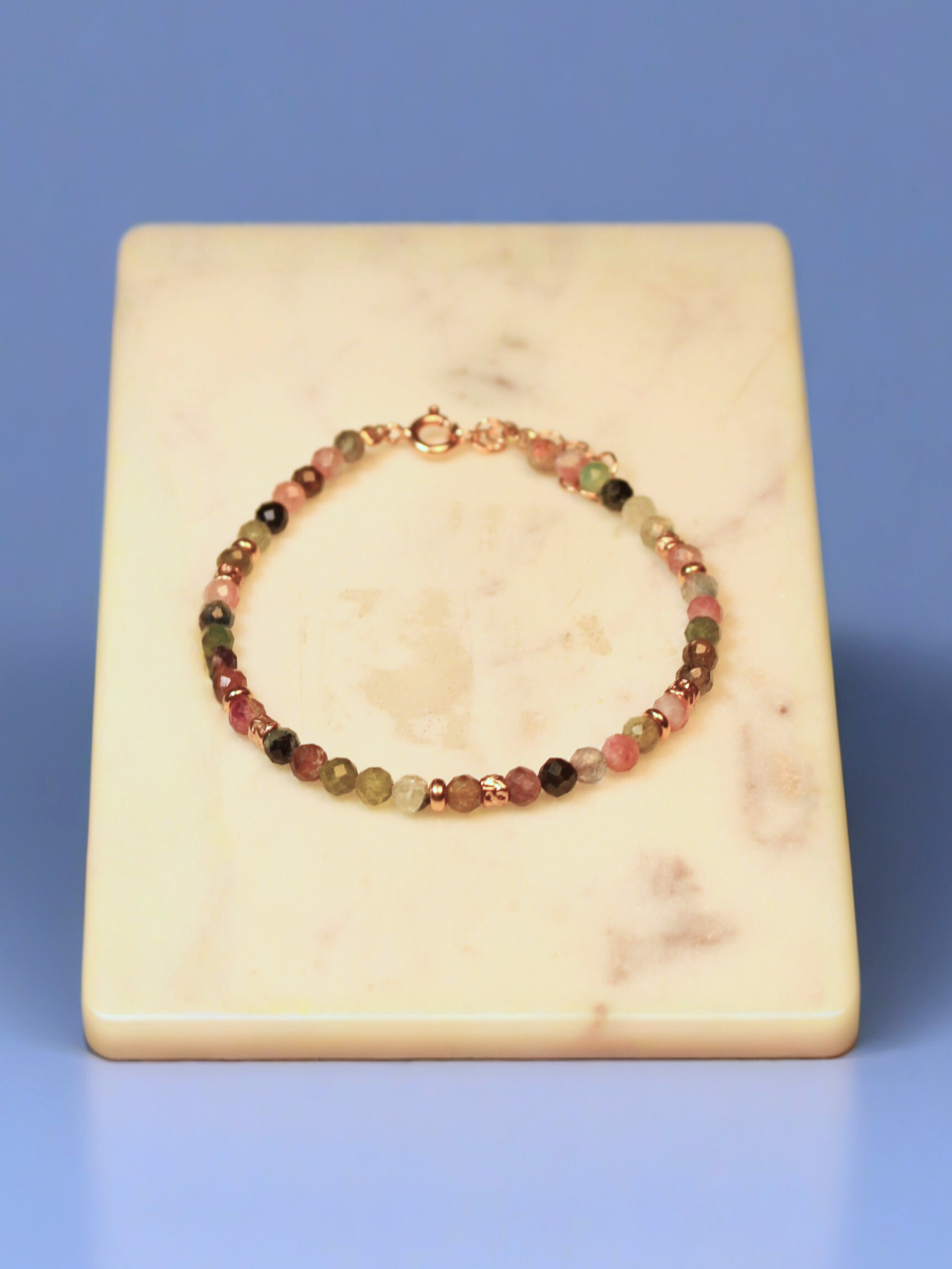 Steinarmband Roségold - Yade - Lovesign - Handmade in Tyrol